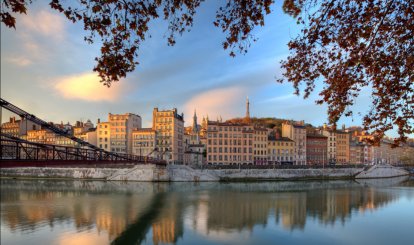 Lyon: The banks of the Saone - Credit Tristan Deschamps